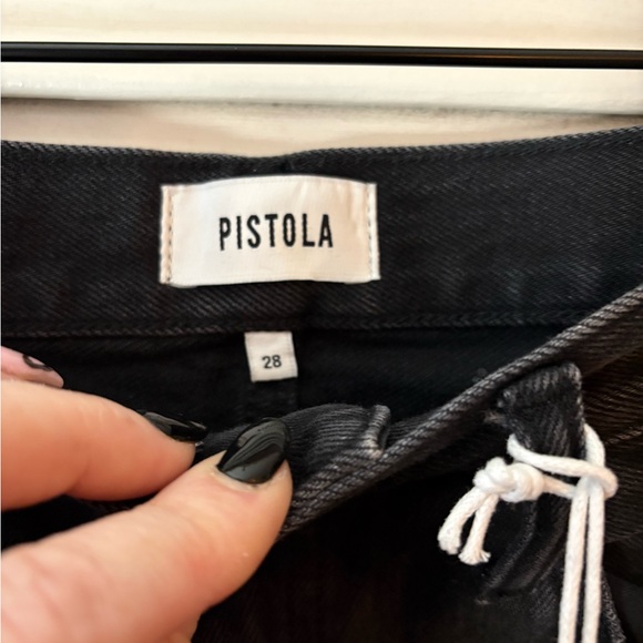 pistola Black Straight Leg Jeans - Picture 4 of 6